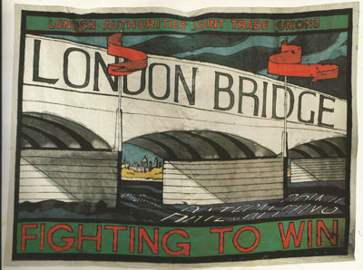 london authority joint trade unions london bridge banner